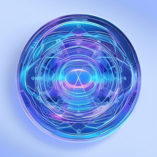 An image that showcases a vibrant, interconnected network of digital currency tokens swirling within a transparent, liquid-like pool