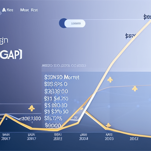 An image showcasing a graph with an upward trend, representing the Memecoin Market ROI in 2023