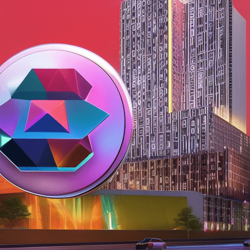An image showcasing a diverse collection of colorful and whimsical memecoins floating in a futuristic digital space, each with their own unique design, symbolizing the vibrant world of memecoin reviews
